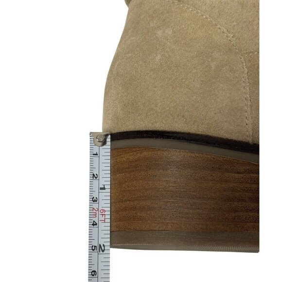 COLE HAAN / Mapl WRE / Water Resistant / Suede / Booties / With Side Zipper & St - Picture 7 of 9